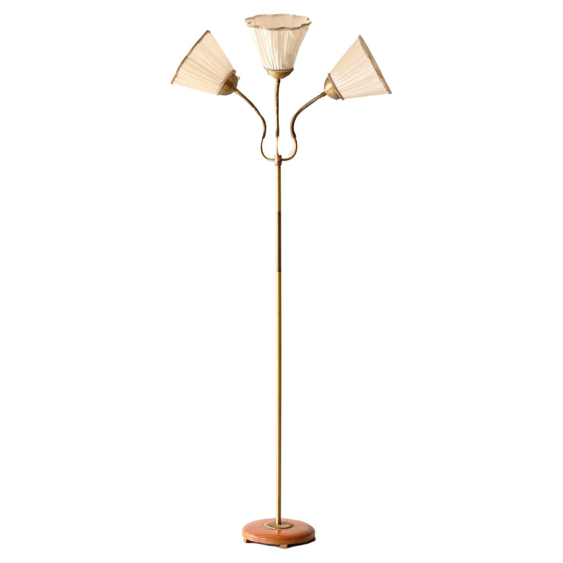 Vintage 3-Kopf-Lampe im Angebot