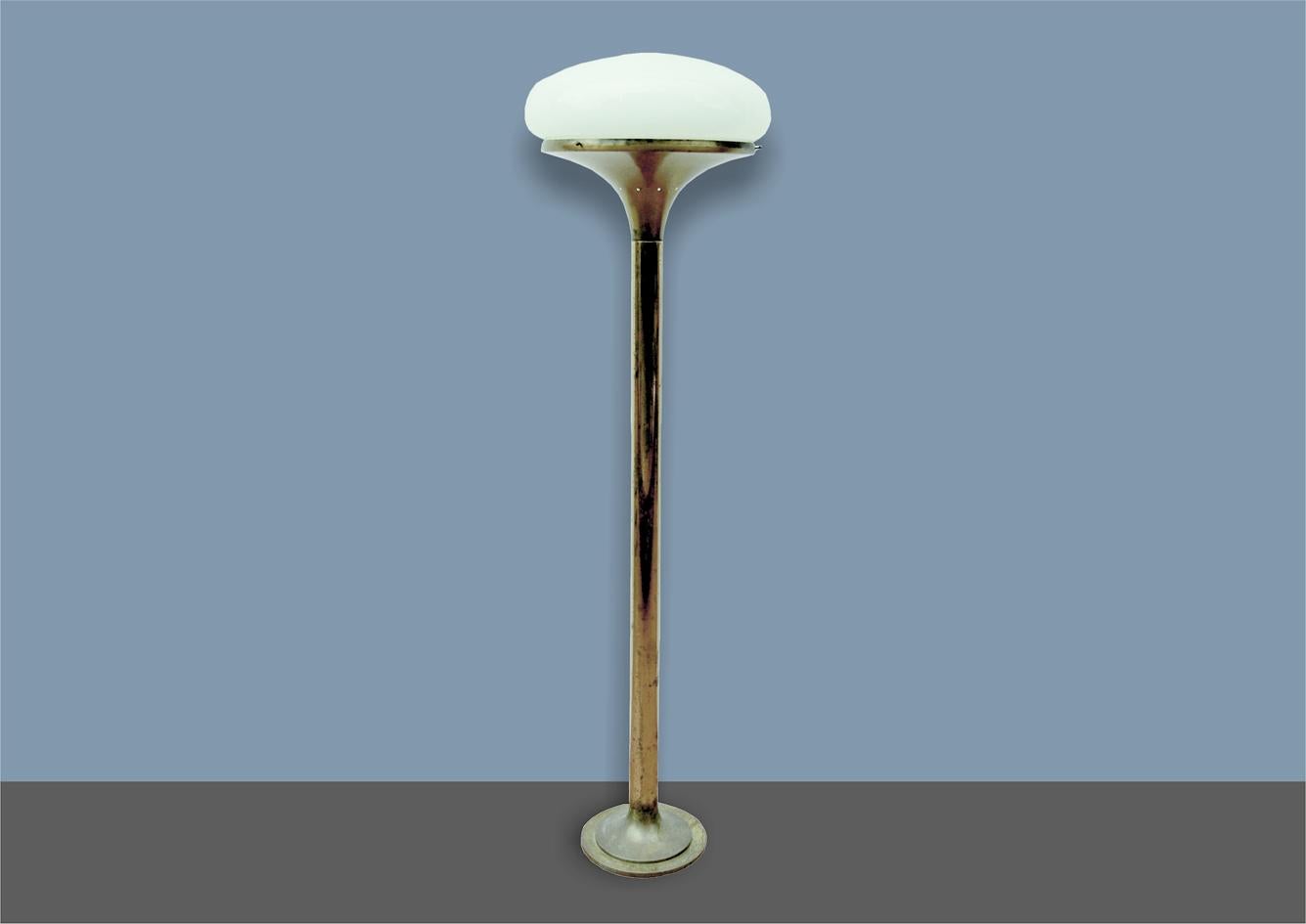 Late 20th Century Gaetano Sciolari vintage floor lamp, 1970s  For Sale