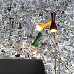 Wormhole Tischleuchte aus Messing und Marmor