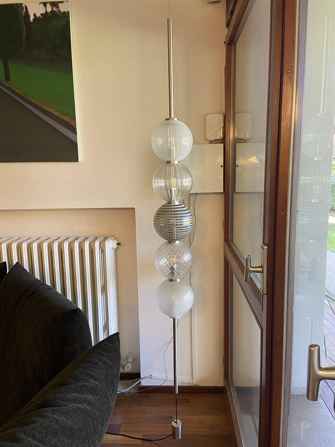 Mid-Century moderno LampadaAbaco disegnata da Guggisberg & Baldwin prodotta da Venini anni 90 in vendita