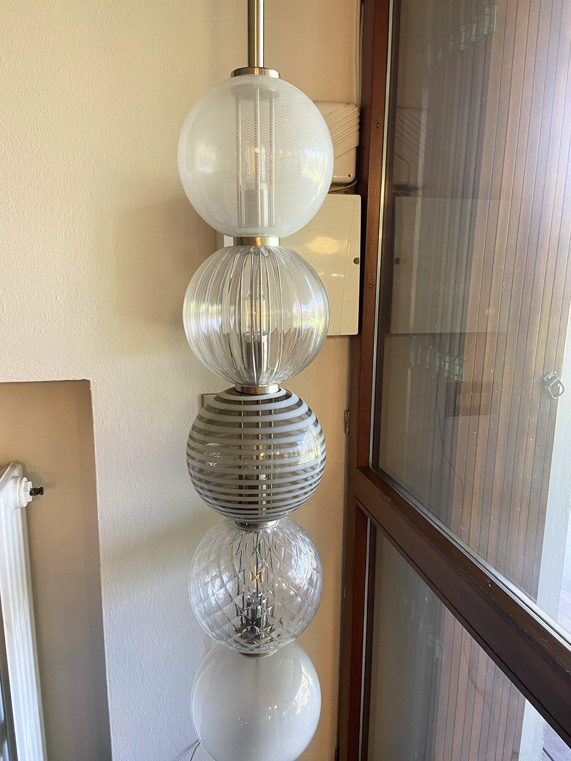 Italian LampadaAbaco disegnata da Guggisberg & Baldwin prodotta da Venini anni 90 in vendita