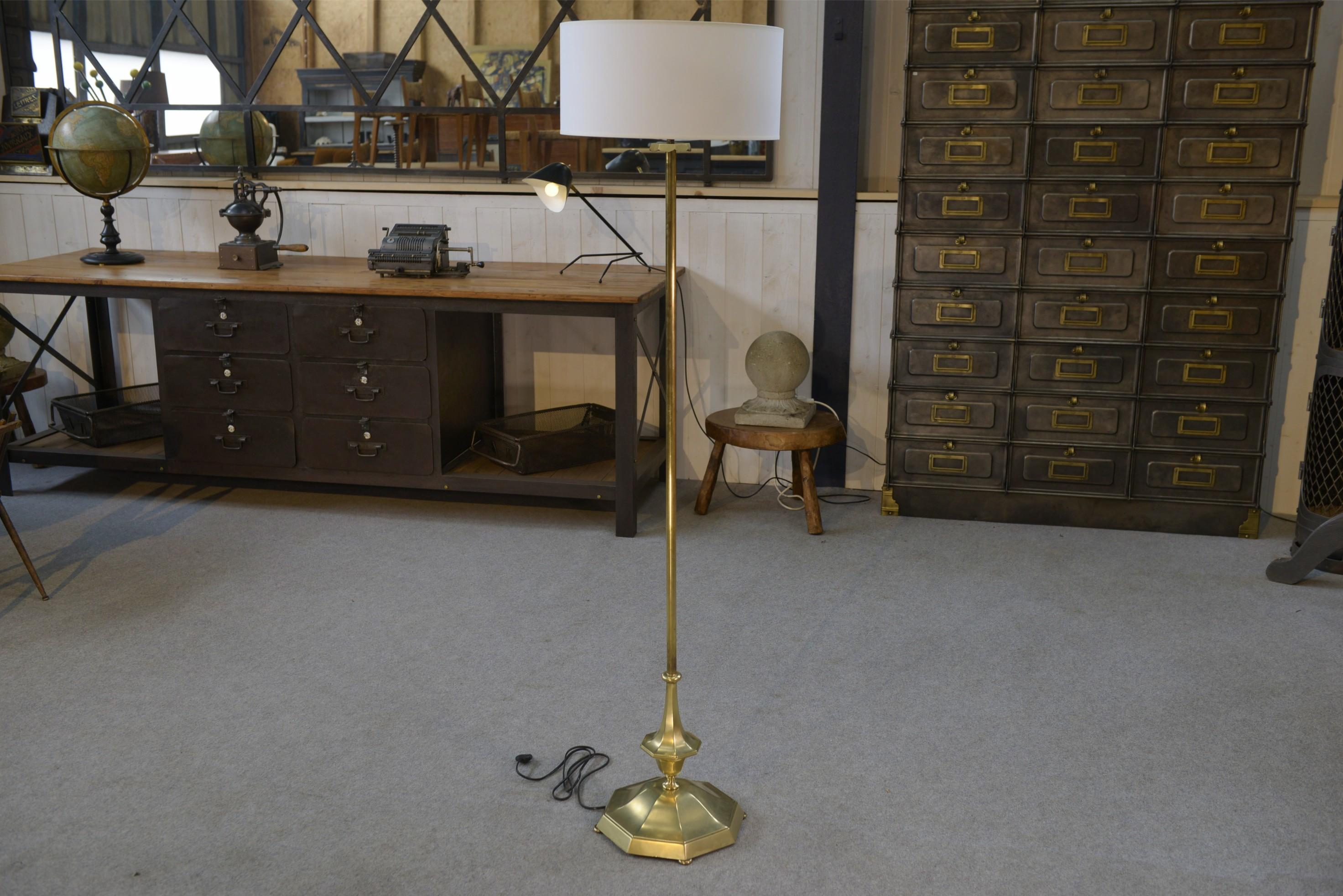 Lampada in laiton Art déco anni '30 in vendita 2