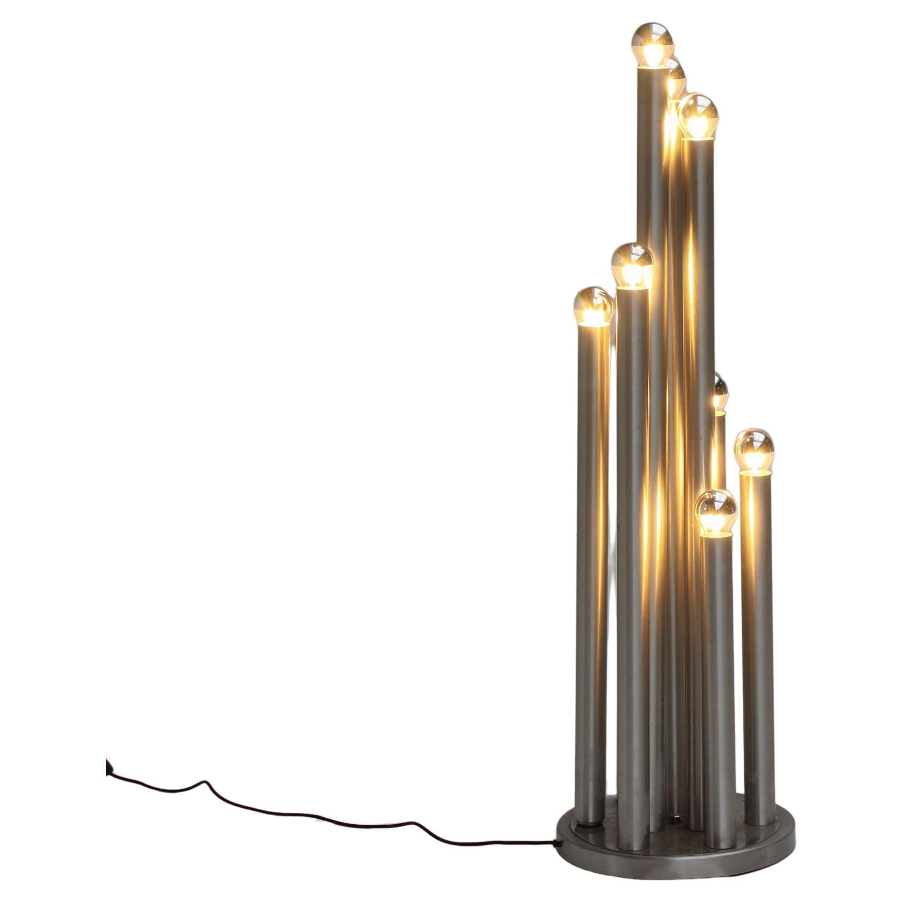 Lampadaire Orgue par Gaetano Sciolari For Sale
