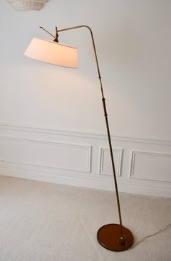 Lampadaire Orientable Lunel, France, 1950