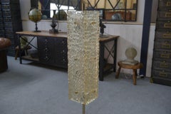 Lampadaire par Pierre Disderot pour Dallux résine et marbre 1960's