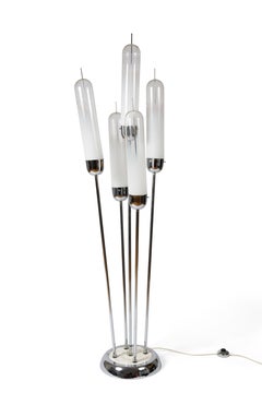 Lampadaire en verre de Murano par Mazzega, Italie, 1970