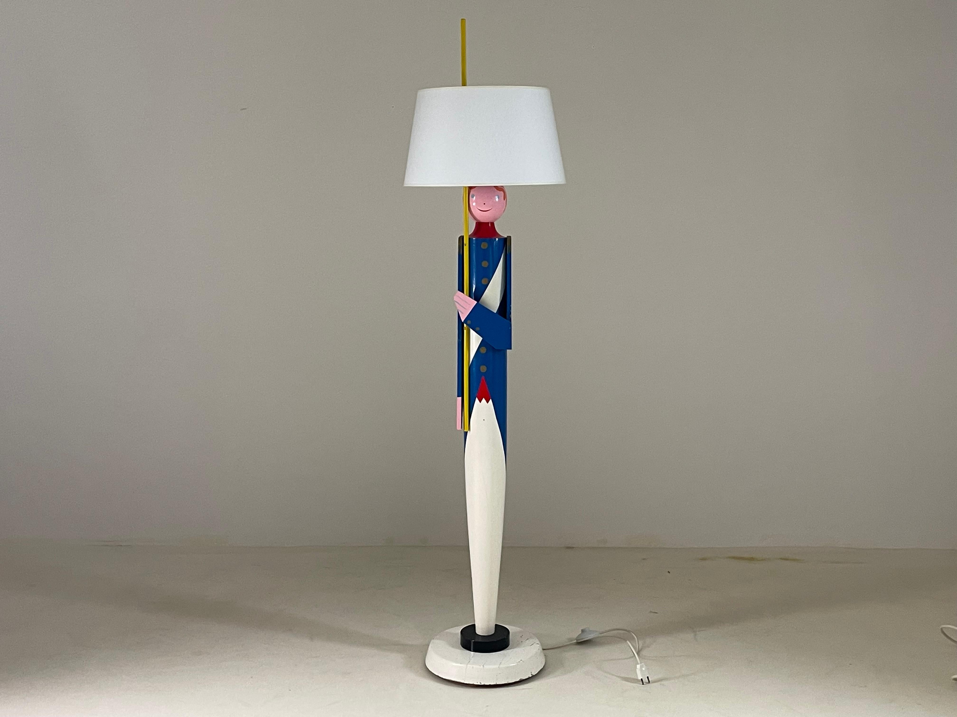 Lampada vintage Soldier di Suzanne Bonnichon, Francia in vendita 7