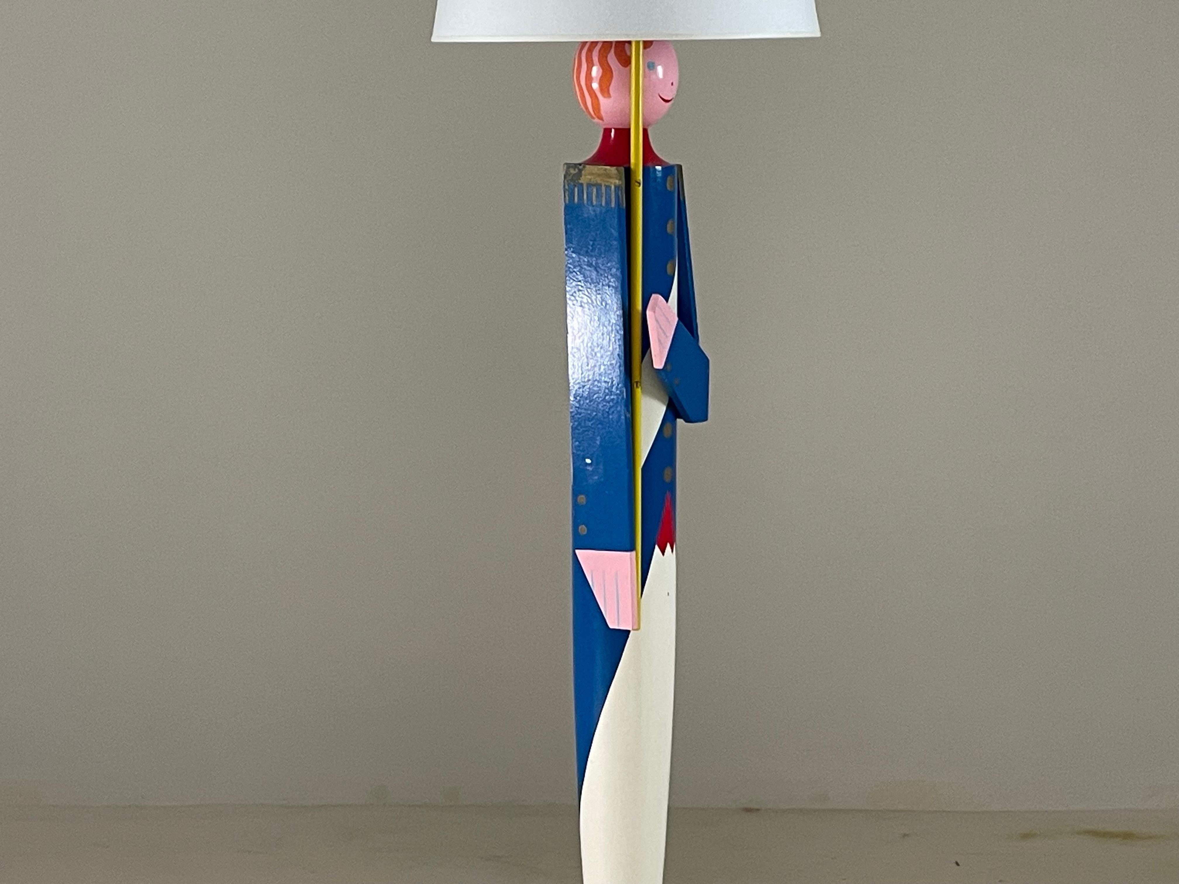 Lampada vintage Soldier di Suzanne Bonnichon, Francia in vendita 8