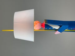 Lampadaire vintage Soldier de Suzanne Bonnichon, France