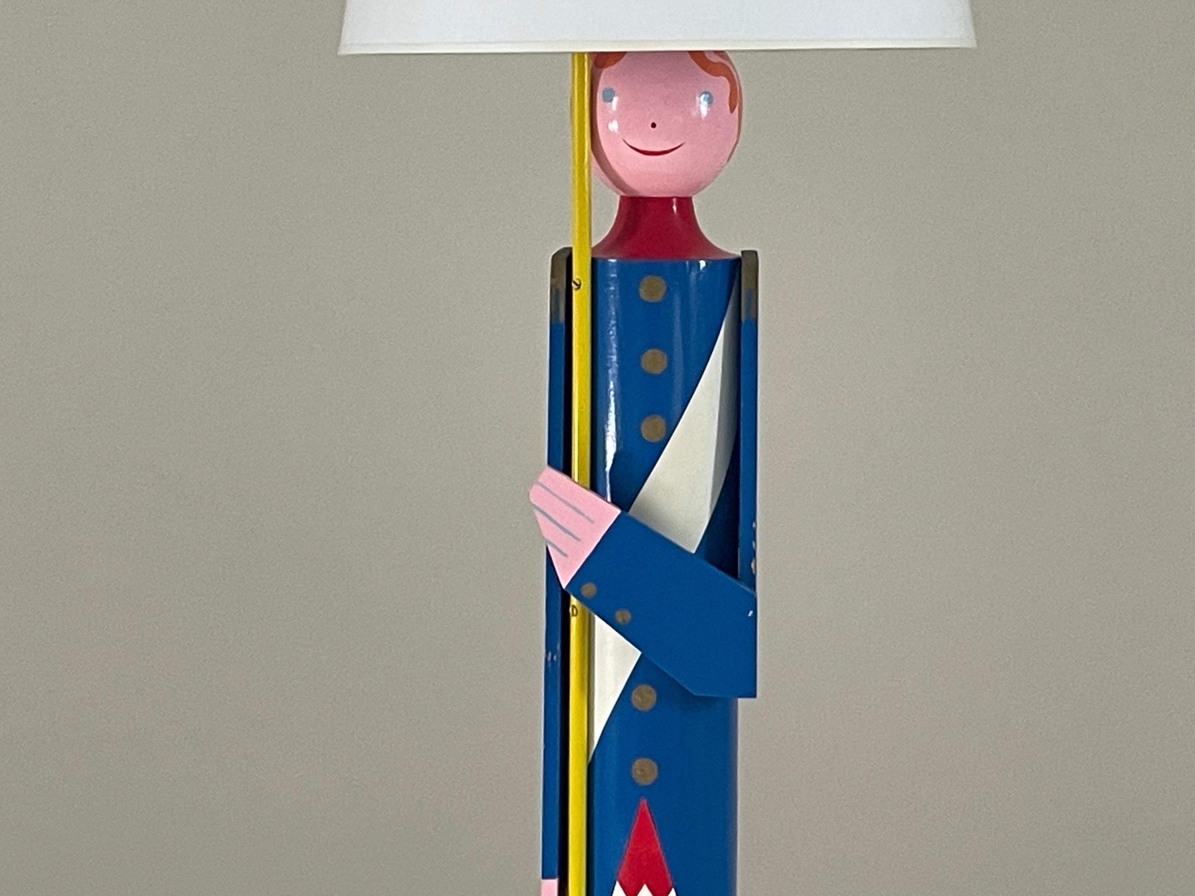 XX secolo Lampada vintage Soldier di Suzanne Bonnichon, Francia in vendita
