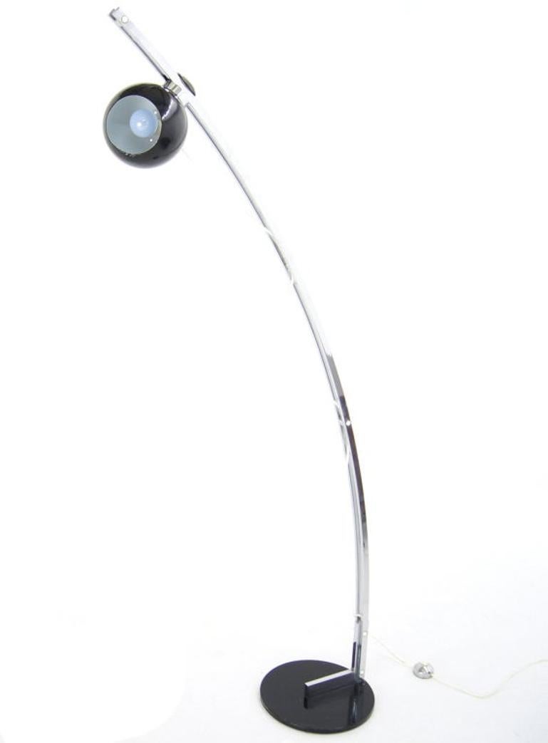 Mid-20th Century Lampadari Reggiani Magnetic Mid-Century Modern Arco Lamp For Sale