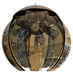 Vintage Sputnik Stilnovo Dome Chandelier