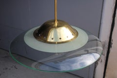 Lampadario a Disco Volante UFO Fontana Arte Pietro Chiesa 1950
