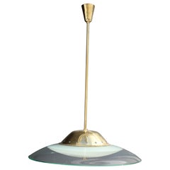 Lampadario a Disco Volante UFO Fontana Arte Pietro Chiesa 1950