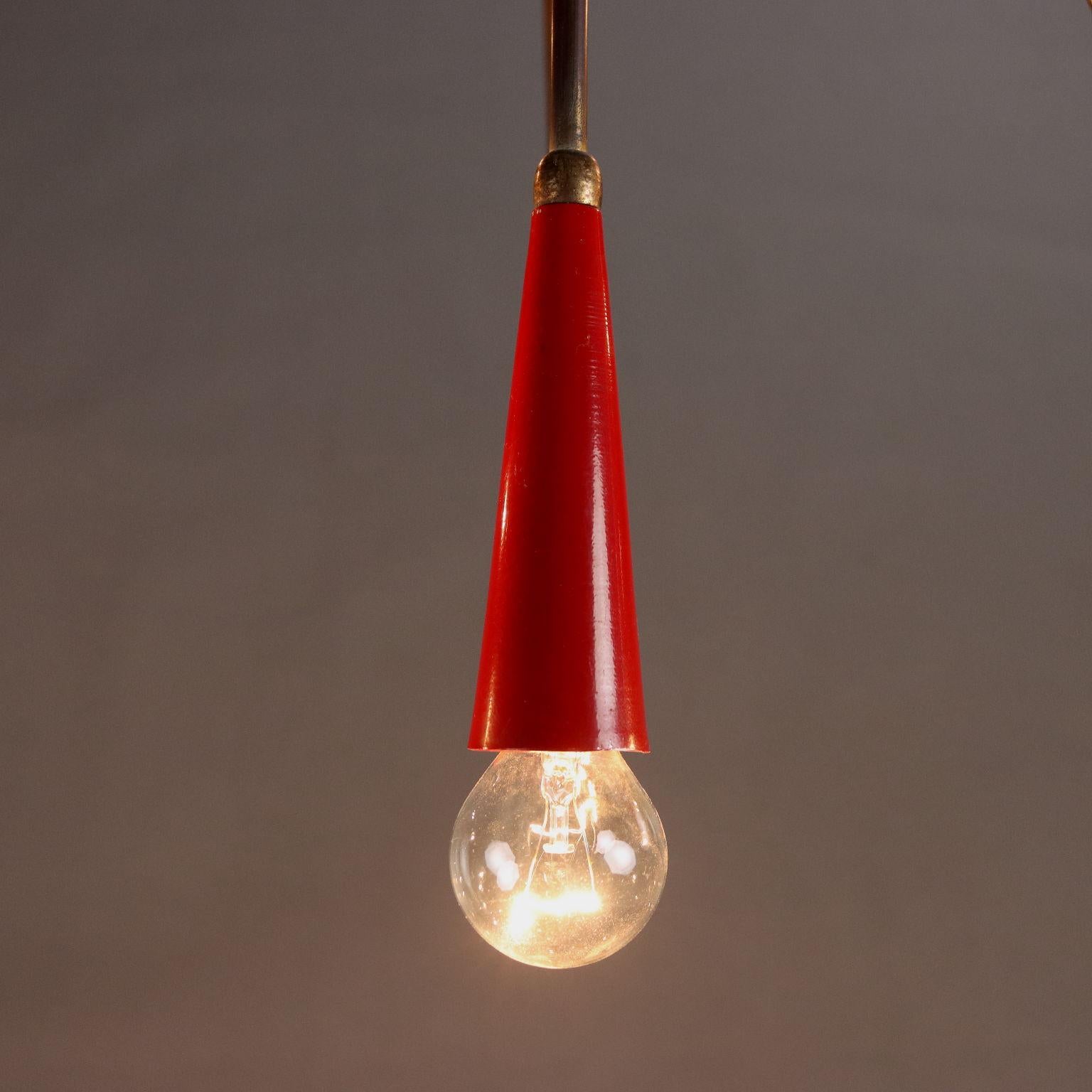 Fifties Twelve-Light Chandelier In Good Condition For Sale In Milano, IT