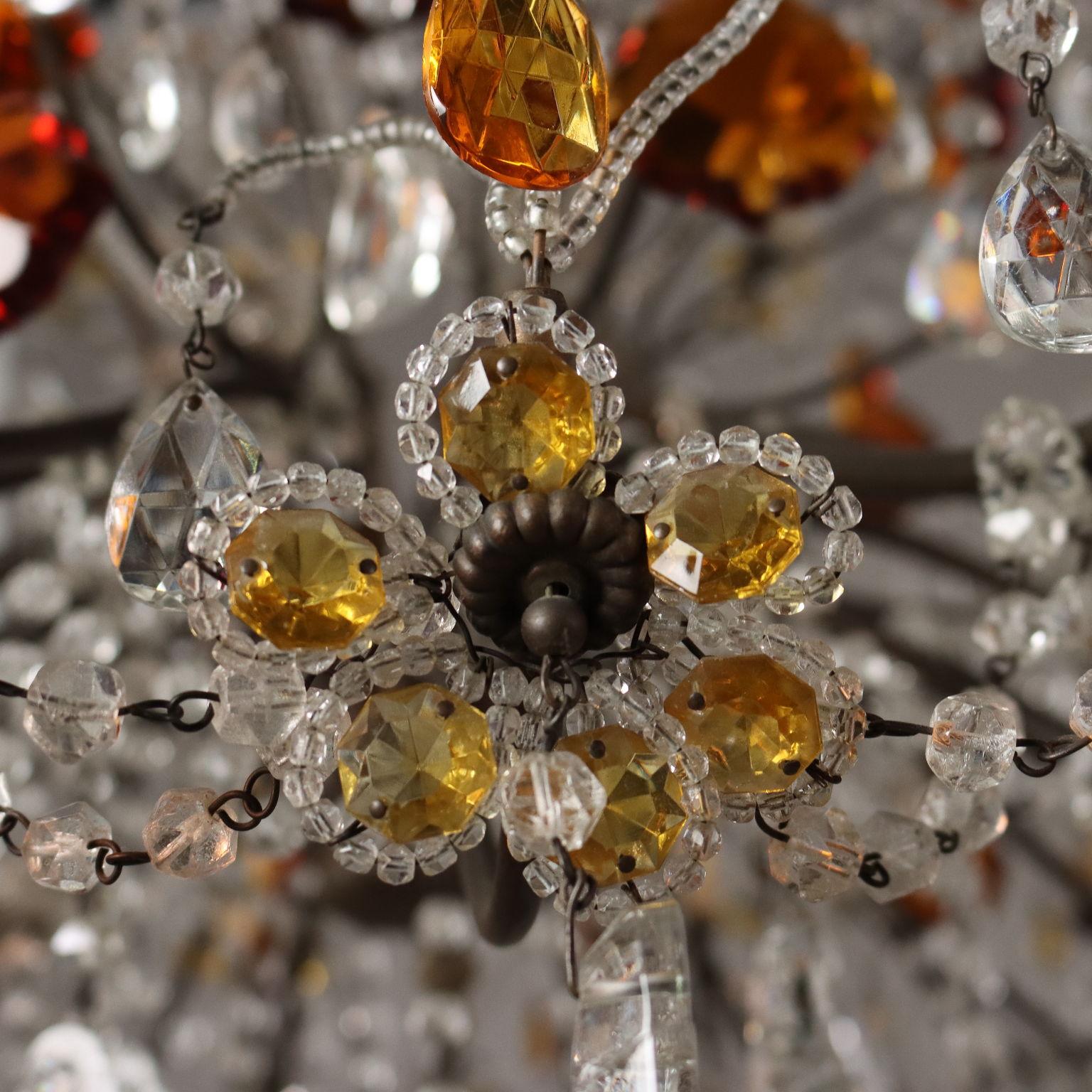 Twelve-Light Chandelier Italy Early 20th Century 3