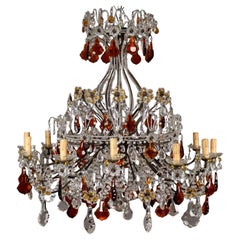 Twelve-Light Chandelier Italy Early 20th Century