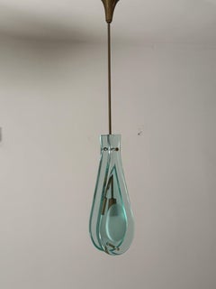 Max Ingrad teardrop chandelier for Fontana Arte, mod.2259, Italy