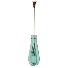 Max Ingrad teardrop chandelier for Fontana Arte, mod.2259, Italy