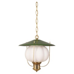 1970s vintage lantern chandelier design Targetti Sankey