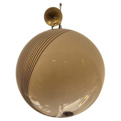 Murano glass ball chandelier by Venini