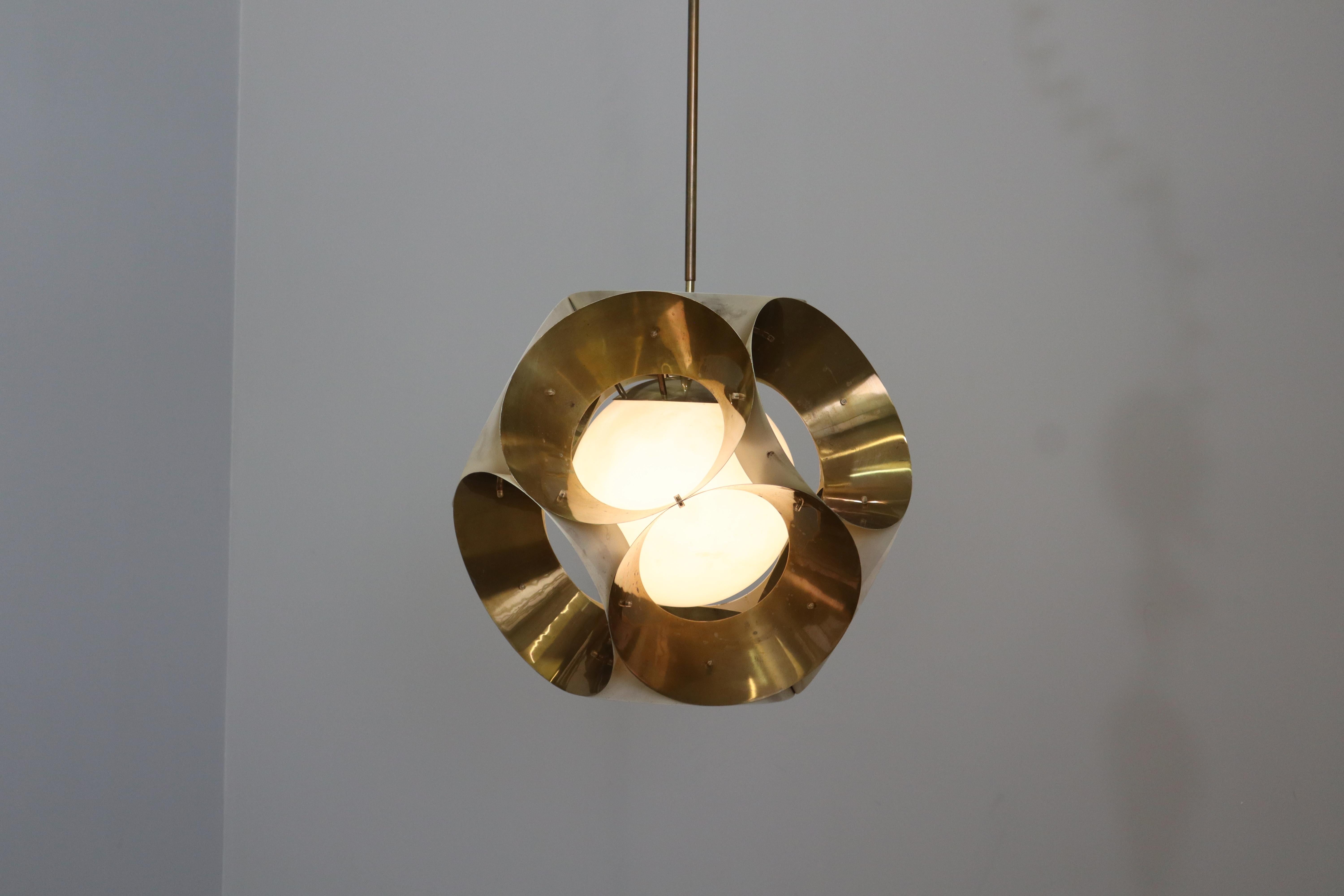 Lampadario a Sospensione Angelo Lelii Produzione Arredoluce 1963 Publicato im Angebot 2