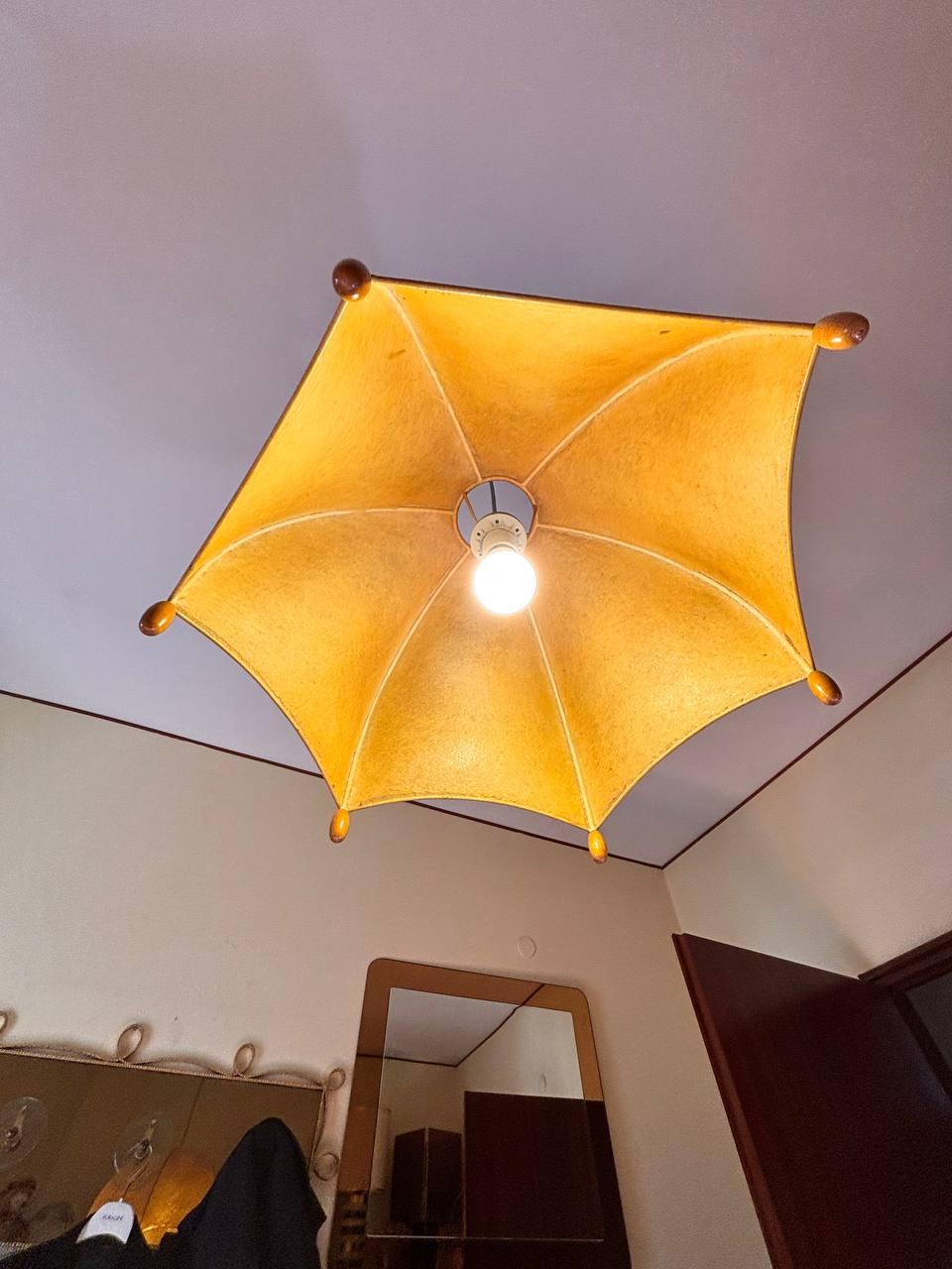Mid-20th Century Suspension chandelier inspired by cocoon xx century For Sale