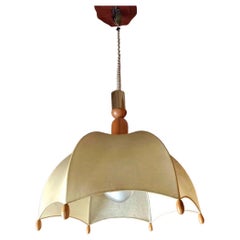 Lustre suspendu d'inspiration cocon 20e siècle