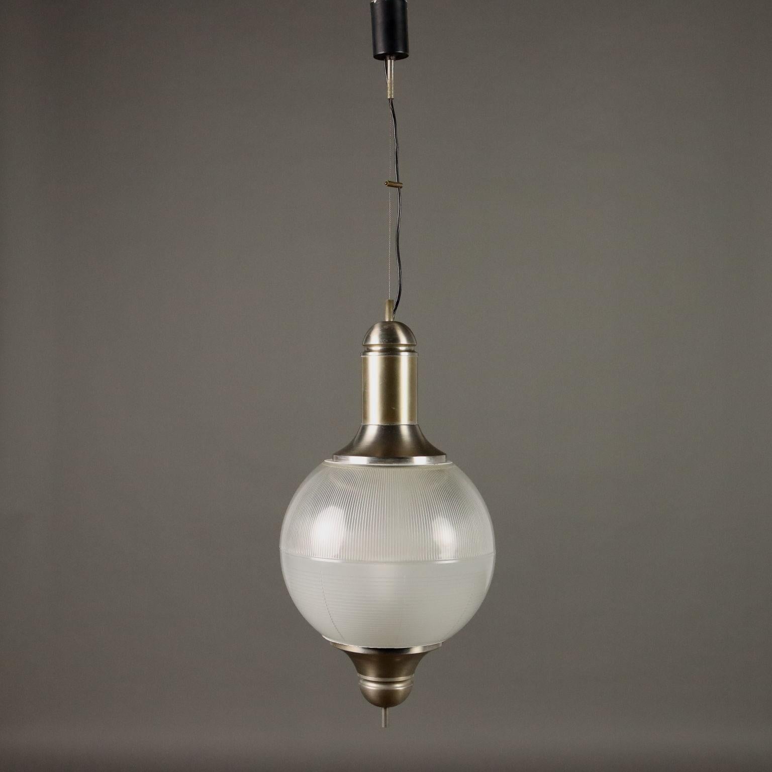Vintage pendant chandelier Years 60-70 In Good Condition For Sale In Milano, IT