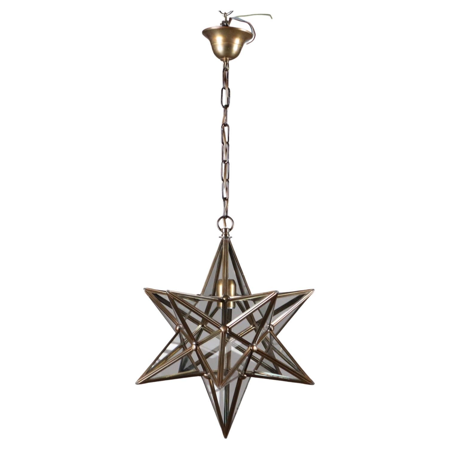 Star Chandelier 1960s For Sale