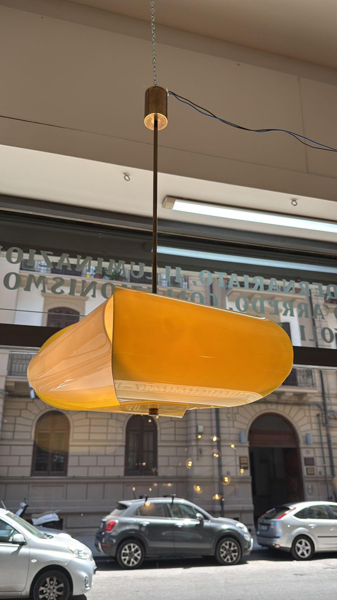 Lampadario Angelo Lelli per Arredoluce Bon état - En vente à Palermo, IT