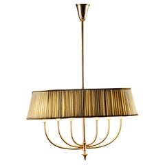 Lampadario anni '40 '50 a sei punti luce