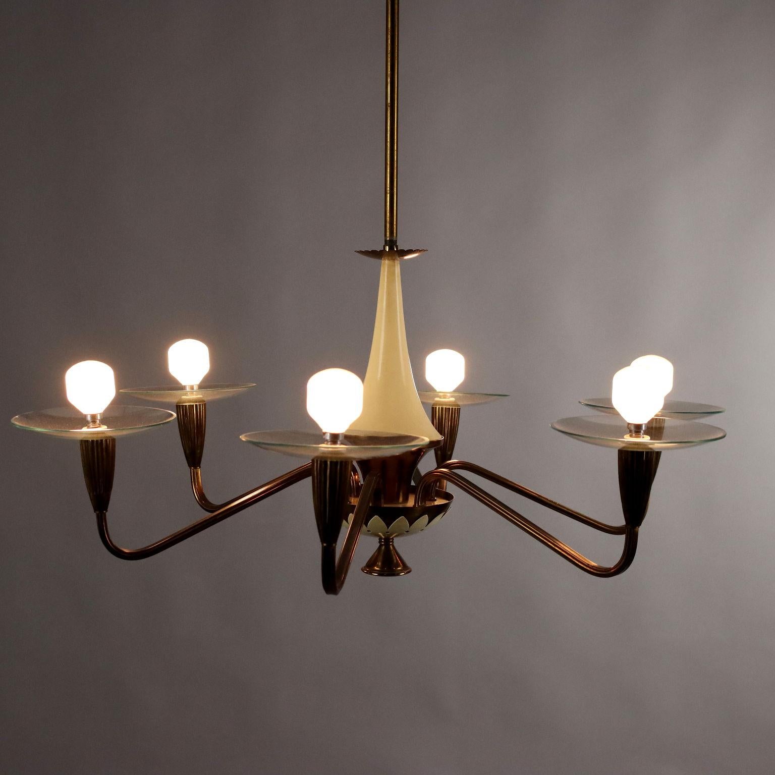 Italian Lampadario Anni 50-60 in vendita