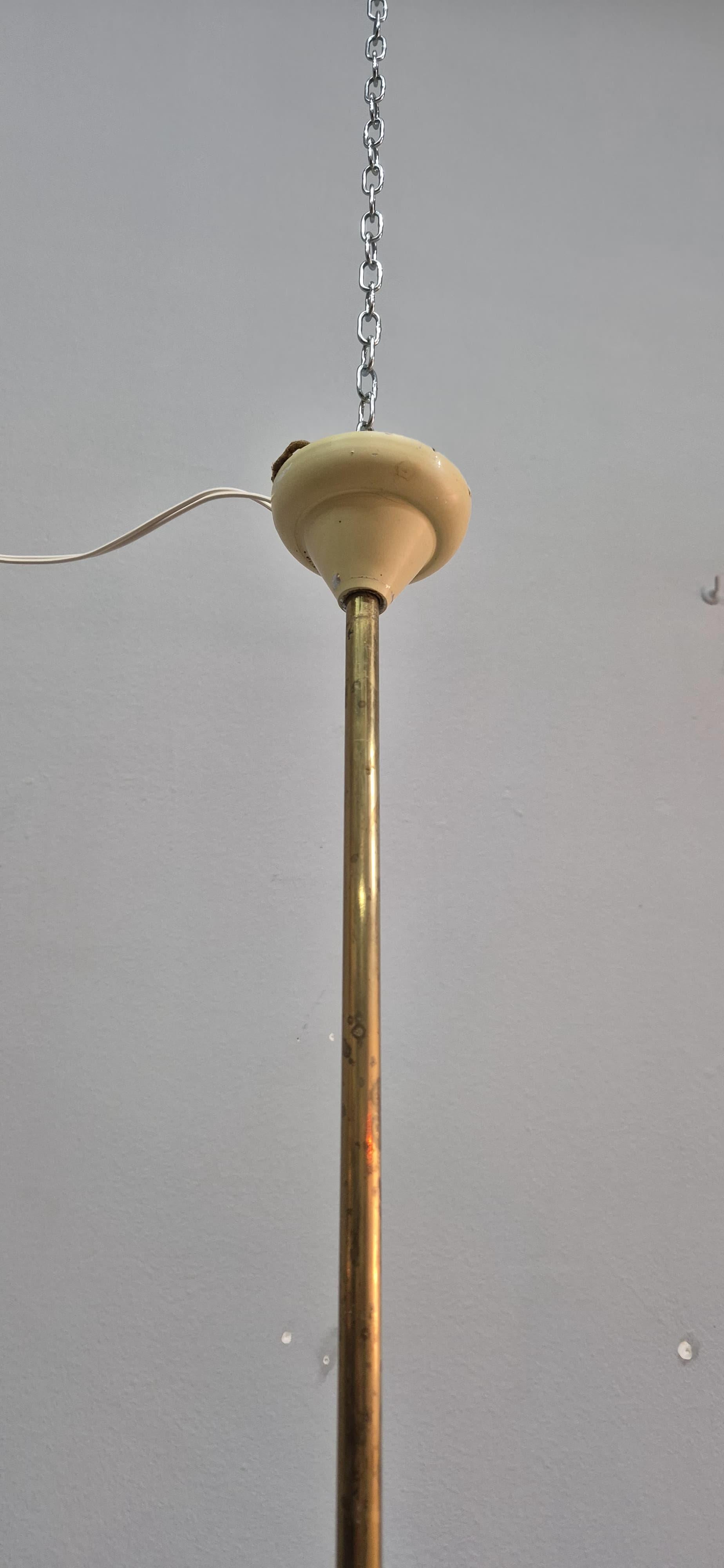 Lampadario anni '50 colorato in vendita 9