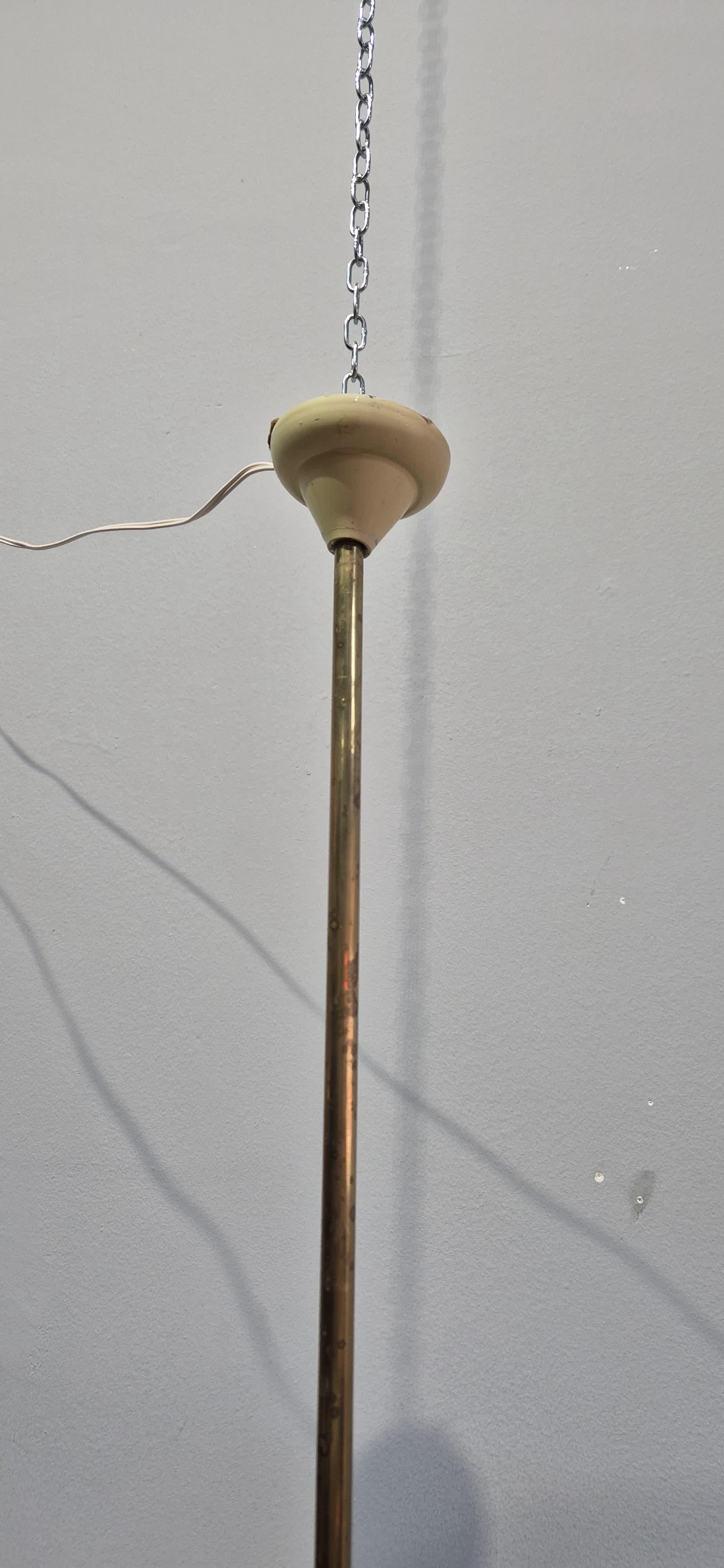 Lampadario anni '50 colorato in vendita 14