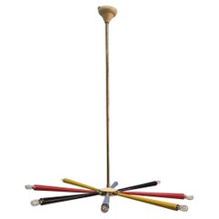 Colorful 1950s chandelier