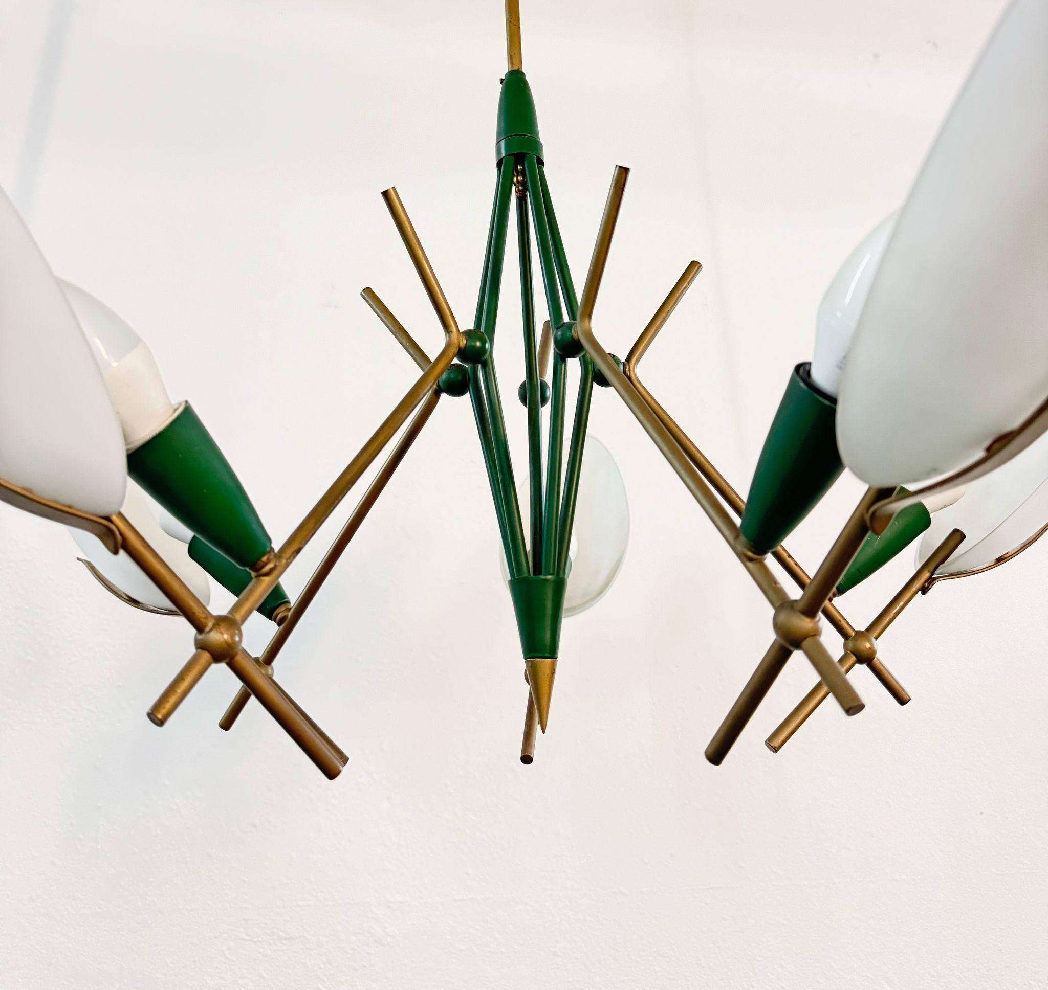 Mid-20th Century 1950s chandelier Sputnik For Sale