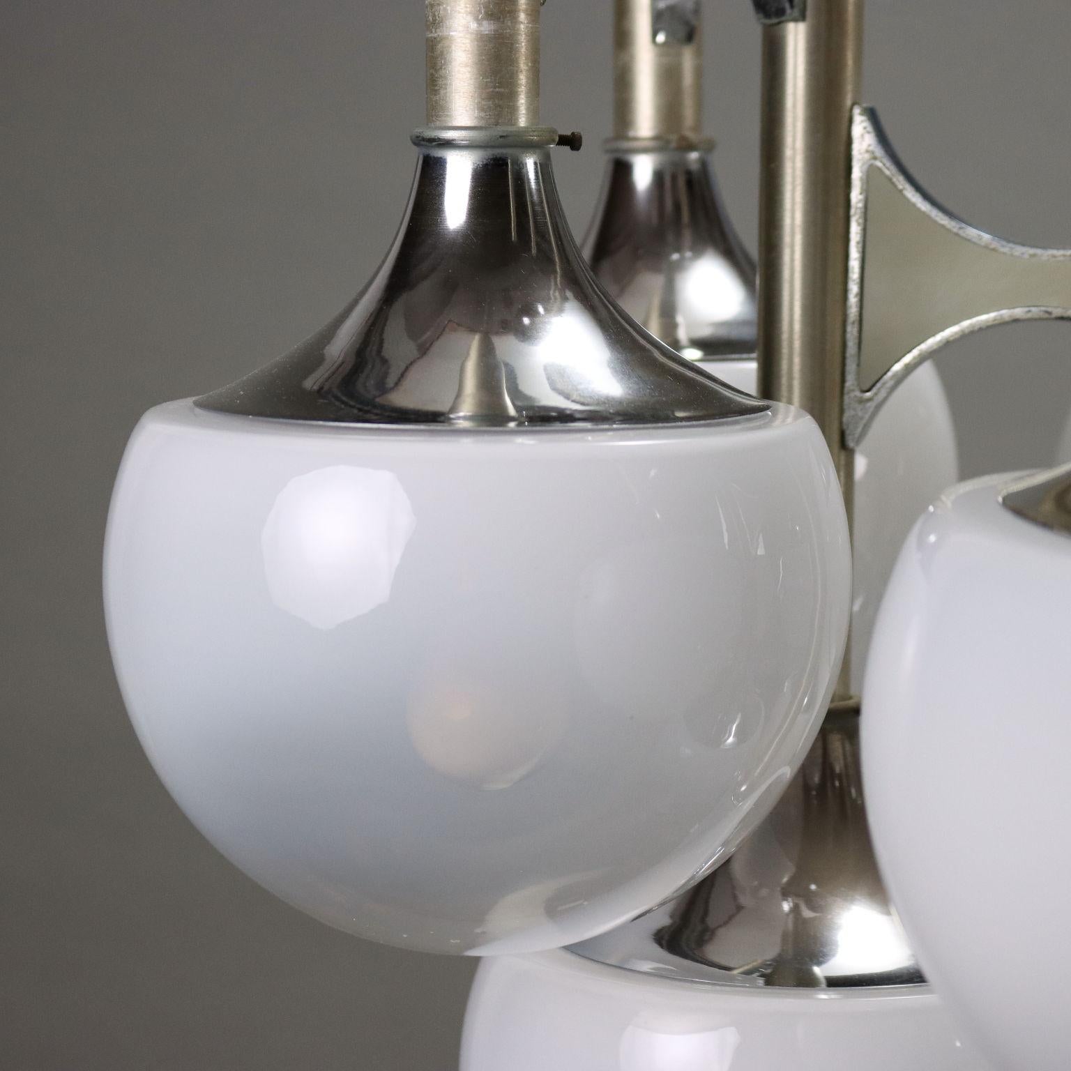 Mid-20th Century Lustre à neuf lumières des années 1960-70 en vente