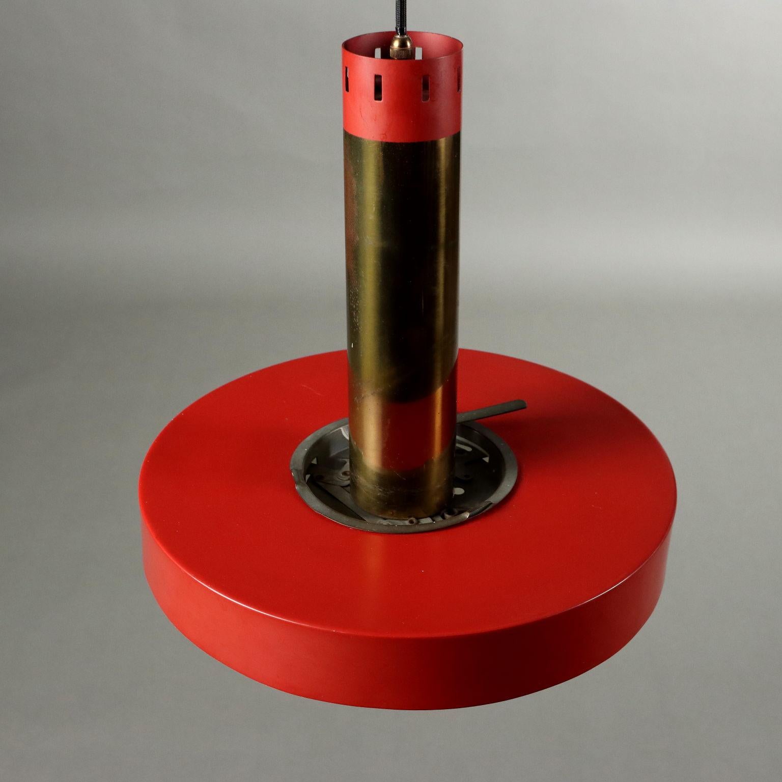 Metallo Lampadario Anni 60 in vendita