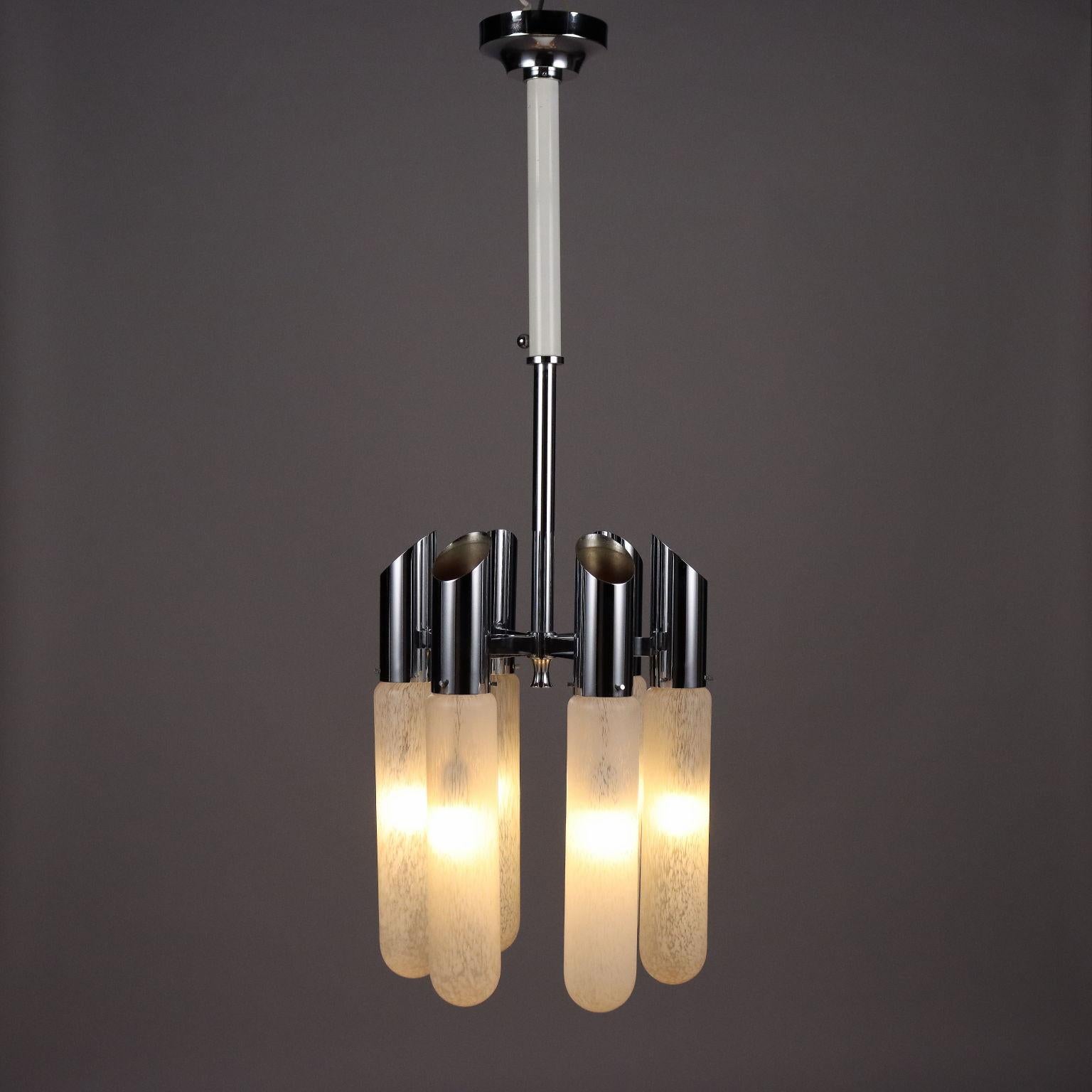 Italian Lampadario Anni 60 Mazzega in vendita