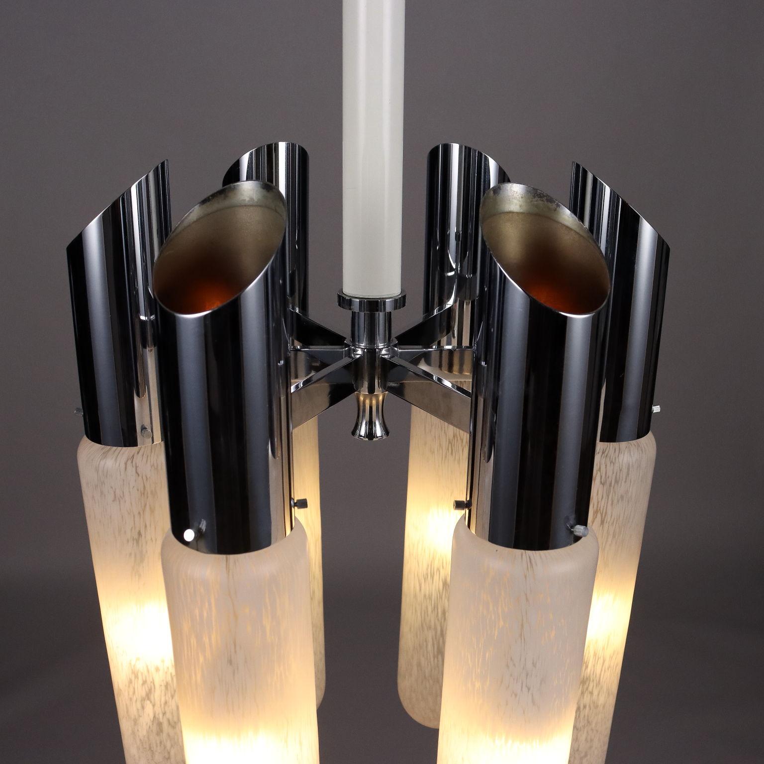 Mid-20th Century Lampadario Anni 60 Mazzega in vendita