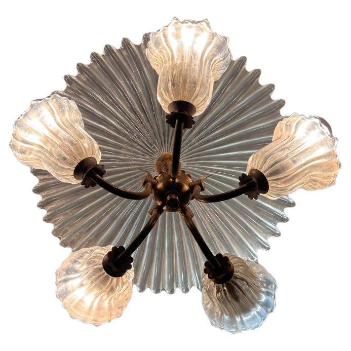 What is the difference between a glass chandelier and a crystal chandelier?