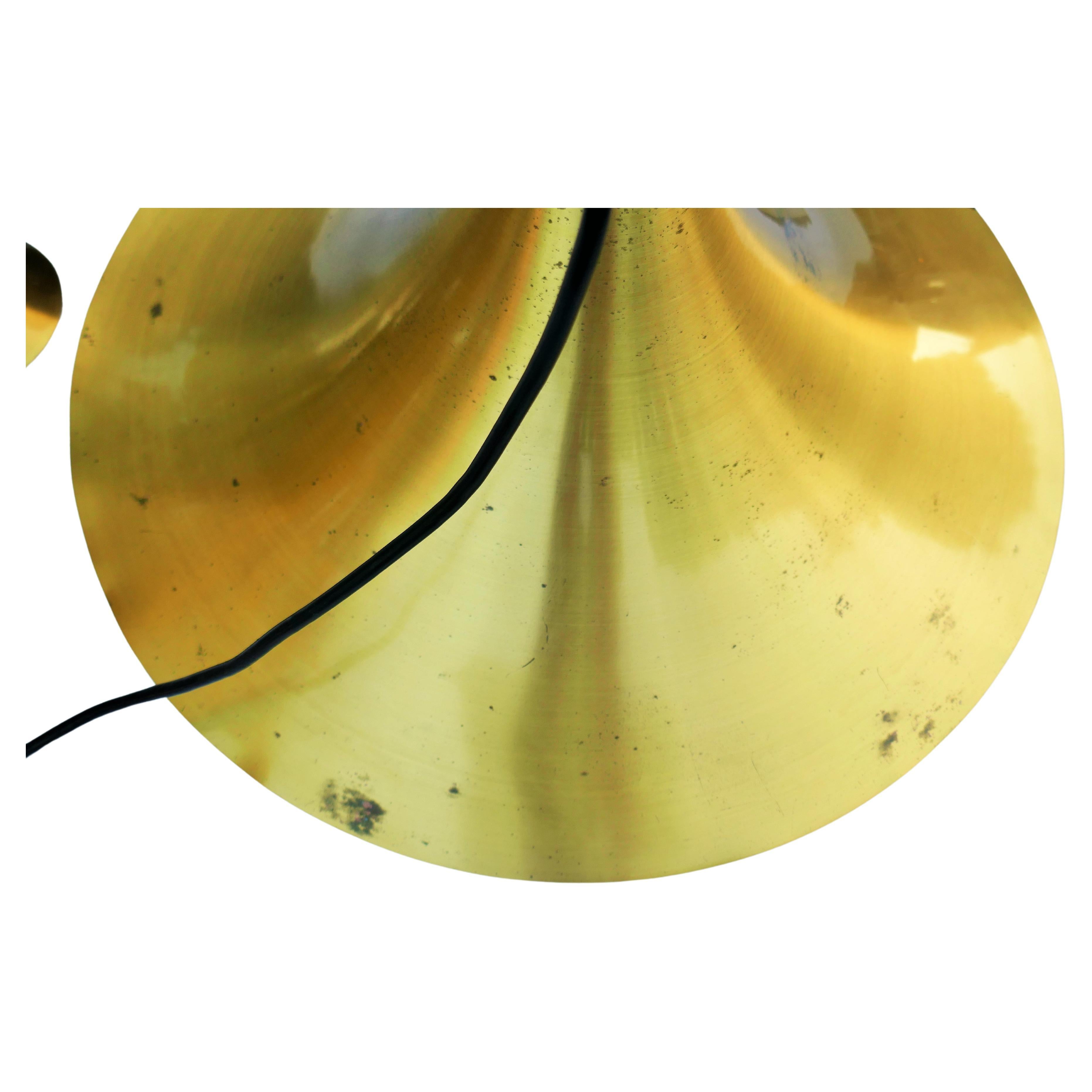 Brass Chandelier Att. to Bonderup and Thorup for Fog and Morup For Sale
