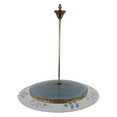 Chandelier attributed to Pietro Chiesa for Fontana Arte, 1940s