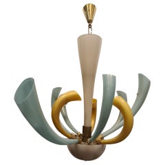 Lampadario Barovier & Toso modello Fuochi D'Artificio anni 70'