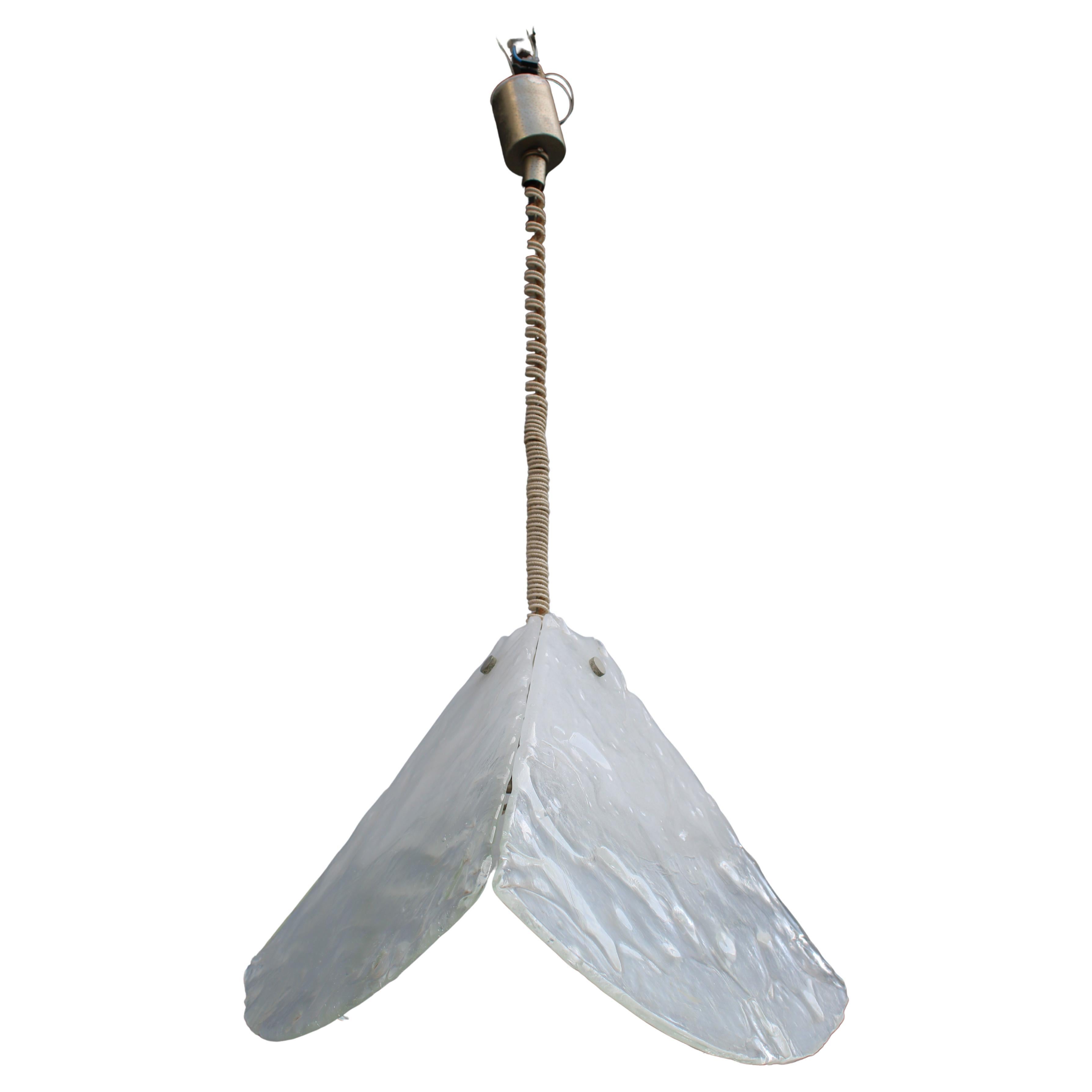 Carlo Nason chandelier for Mazzega 1970