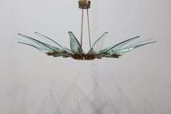 Lampadario Dahlia modello '1563' di Max Ingrand per Fontana Arte, Italia, 1955