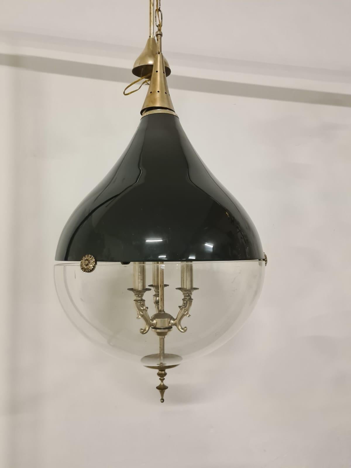 Italian Lampadario dallo stile vittoriano in perspex in vendita