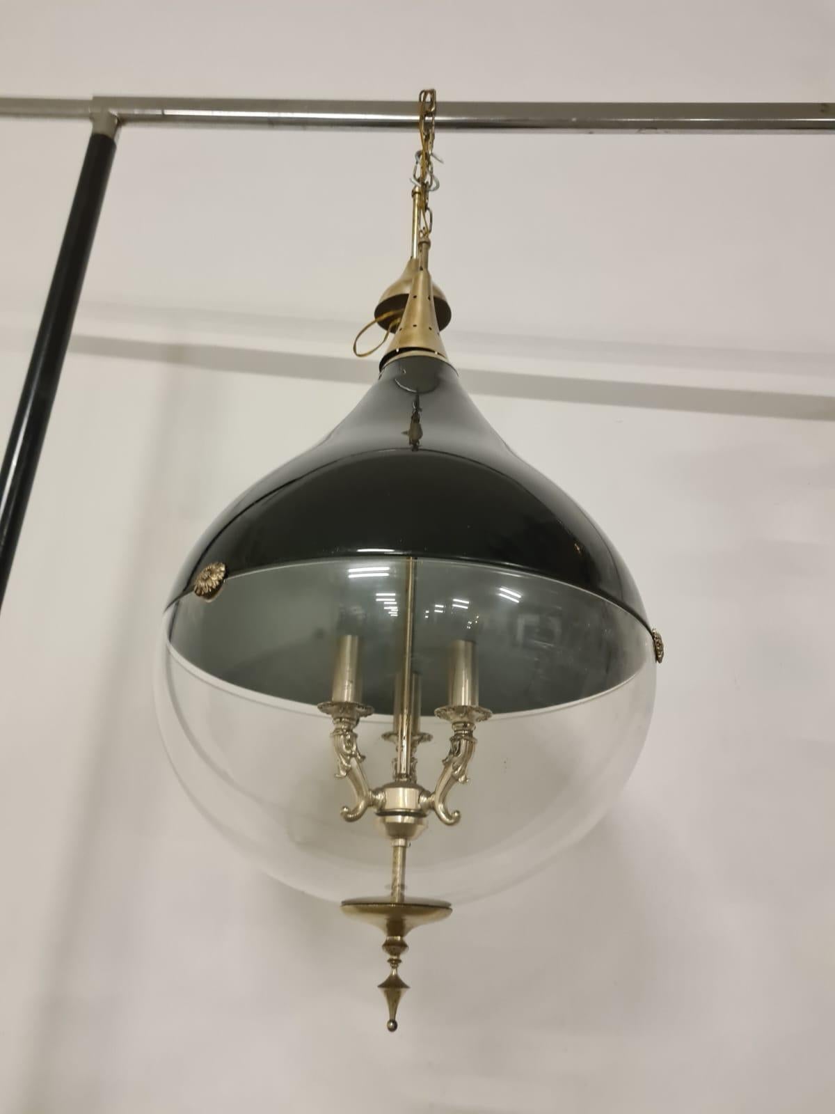 Late 20th Century Lampadario dallo stile vittoriano in perspex in vendita