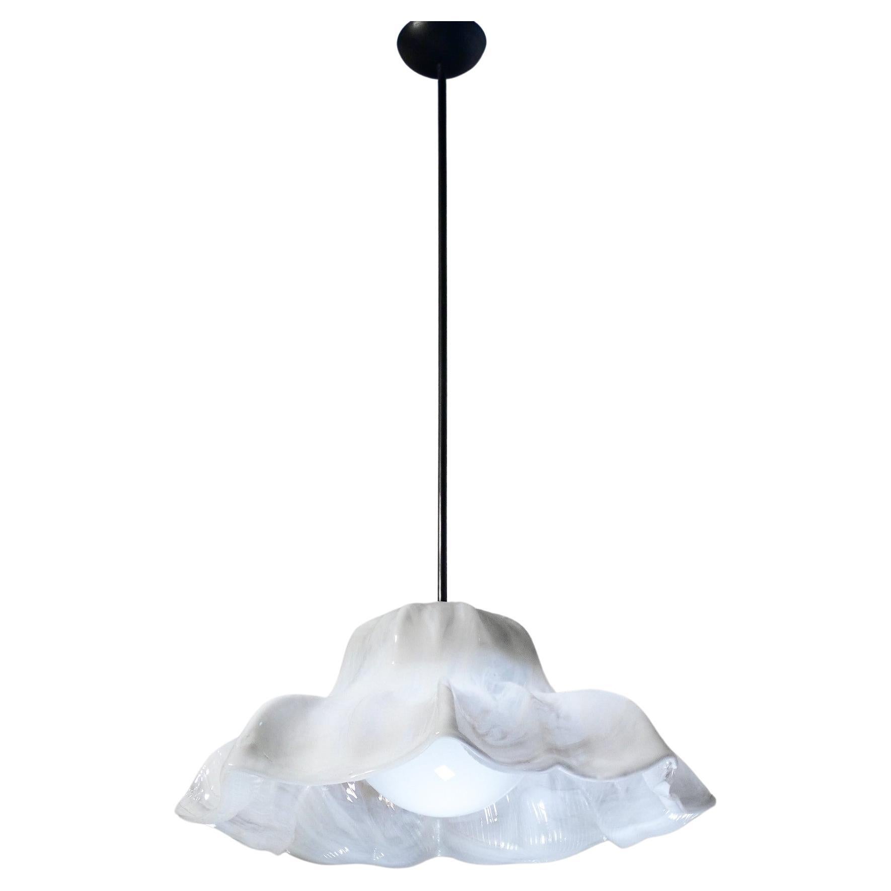 Chandelier from the "Ninfee" series, design Toni ZUCCHERI for VENINI. Anni 60 For Sale